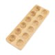 thumbnail image 1 of Organizador de huevos, bandeja organizadora de huevos, de madera decorativa, para gabinete, hogar, encimera, restaurante, cocina., 1 of 8