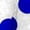 Blue, variant on Womens Tops 3/4 Sleeve Round Neck Shirts Fasion Polka Dot Casual Loose Tunic Blouses Summer Spring Daily Clothes S-5XL