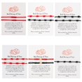 thumbnail image 3 of Pulsera de hilo rojo con nudos, amuleto de protección, hilo de buena suerte, promesa de meñique, pulseras para parejas, pulseras para madre e hija, para familiares, amigos, parejas, regalos del día d, 3 of 3