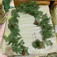 thumbnail image 4 of Artificial Pine & Cypress Christmas Garland - 9 FT Long Unlit Mixed Greenery Garland, Indoor & Outdoor Christmas Decoration, Thick Xmas Garland for Mantel, Stairs, & Doorway, 4 of 8