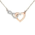 thumbnail image 6 of NICKSUN Infinity Love Heart Necklace Dainty Jewelry Birthday Anniversary for Women Mom Her Wife Lady, Adjustable Chain, 6 of 13