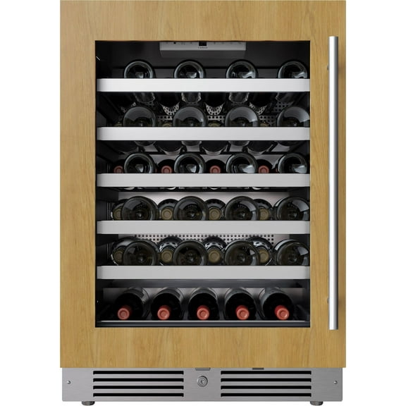 Landmark L3124ui1wglh 24" Wide 45 Bottle Capacity Single Zone Wine Cooler - Panel Ready