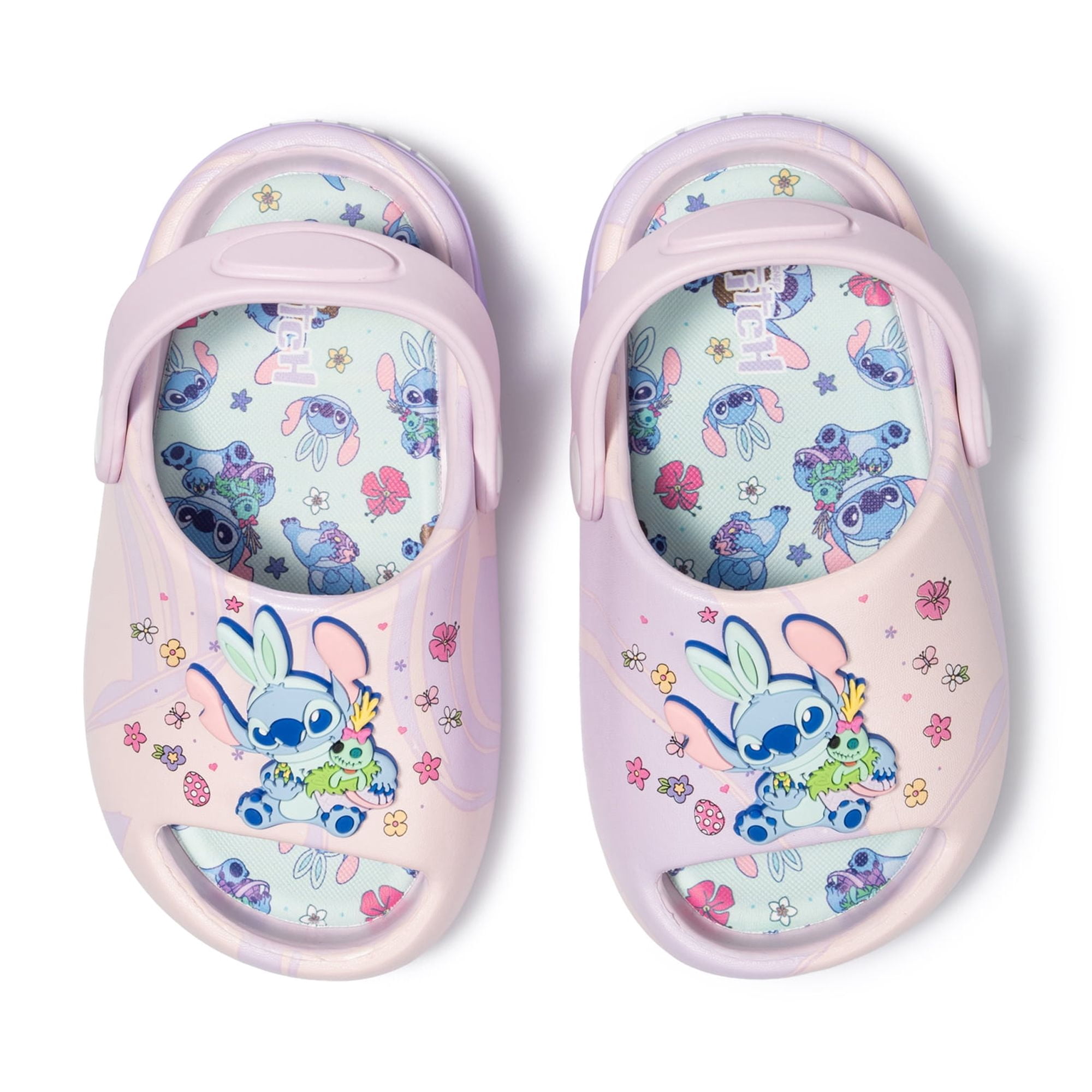 Lilo & Stitch Toddler Girls Comfort Clog Sandals