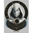 thumbnail image 2 of Women's Marvel: Moon Knight Winged Scarab Frame Graphic Tee Athletic Heather Medium, 2 of 4