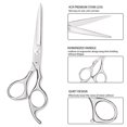 thumbnail image 2 of Cribun Hair Cutting Scissors Haircut Shears Barber Hair Trimming Razor Edge Scissor Stainless Steel for Hairdressing, Home Salon, 2 of 8