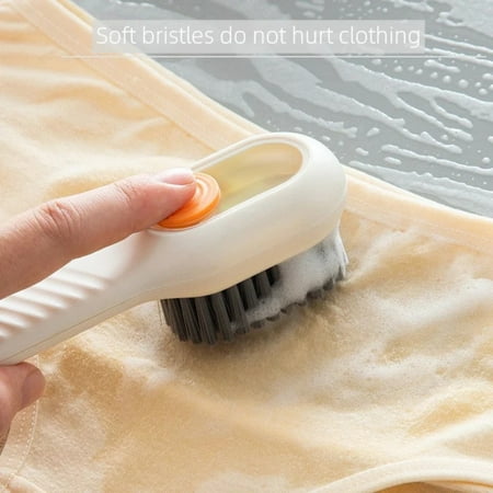 

Ziloco Brushes Household Soft Bristle Cleaning Brush Press Type Automatic Liquid Adding Brush