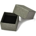 thumbnail image 4 of 1Pcs Square Paper Jewelry Box Snap Cover Jewelry Storage Boxes Olive Gift Boxes with Sponge Mat for Rings and Bracelet Packaging Valentine's Day Elegant Gifts 5.8x5.8x3.9cm Brown DIY, 4 of 4