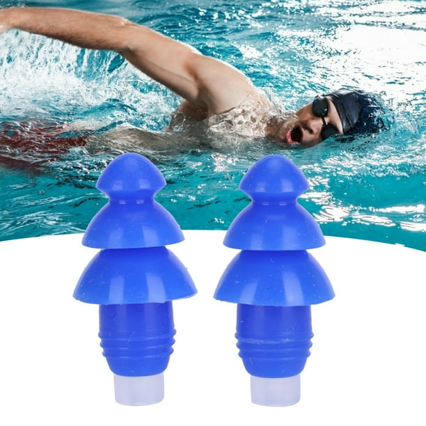 Tapones Para Los Oídos De Silicona Reutilizables A Prueba De Agua, Reducción De Ruido Para Nadar, Con Material Suave Para Dormir