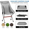 Ultralight High Back Folding Camping Chair, Upgraded All Aluminum Frame