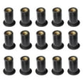 thumbnail image 2 of 15Pcs Tuercas de pozo de goma M5 Tuercas de pozo métricas de tón Parabrisas de motocicleta Macarena M5 Tuberías de goma, 2 of 6