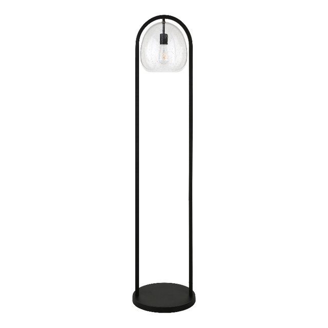 Henn&Hart Lampe de Sol Moderne en Métal 14"W Finition Bronze Noirci