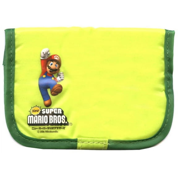 Super Mario Bros Thin Wallet (Green & Light Green)