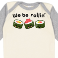 thumbnail image 4 of Inktastic We Be Rollin Cute Sushi Boys or Girls Long Sleeve Baby Bodysuit, 4 of 5