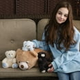 thumbnail image 4 of Muiteiur 4Pcs Bear Stuffed Animal 24.5" Stuffed Bear Plush Toy with 3 Babies, 4 of 9