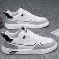thumbnail image 2 of Men' All-Weather Sneakers with Sole -  Wide Width Low-Top Suitable for Spring Outdoor & Year-Round Wear - Durable Round Toe Casual Sneakers (Lace-Up)，, 2 of 4