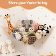 thumbnail image 3 of Topekada 2 Pack Stuffed Animal Hammock Set, Sturdy Large Stuffed Animal Storage Net and Suspension Rope, Cotton Corner Hanging Organizer for Kids Baby Nursery Wall Bedroom Home Decor, 3 of 7