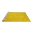 thumbnail image 2 of Ahgly Company Machine Washable Indoor Rectangle Abstract Yellow Modern Area Rugs, 2' x 3', 2 of 4