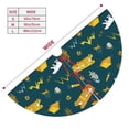 thumbnail image 3 of Lsque Camping Print Christmas Tree Skirt, Tree Skirt with Ties or Velcro, Perfect for Holiday Decorations, Halloween, and New Year-30", 3 of 7