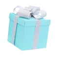 thumbnail image 1 of Caja de regalo decorativa con cinta para San Valentín Azul, 1 of 9