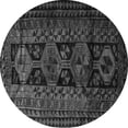 thumbnail image 1 of Ahgly Company Indoor Round Persian Gray Traditional Area Rugs, 6' Round, 1 of 1