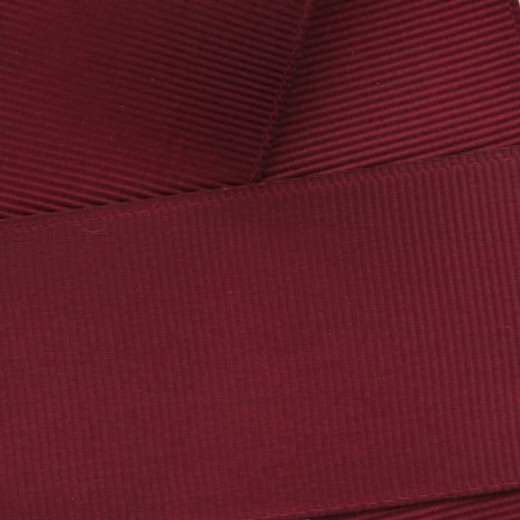 7/8" Grosgrain Ribbon Solid 789 Maroon 100yd