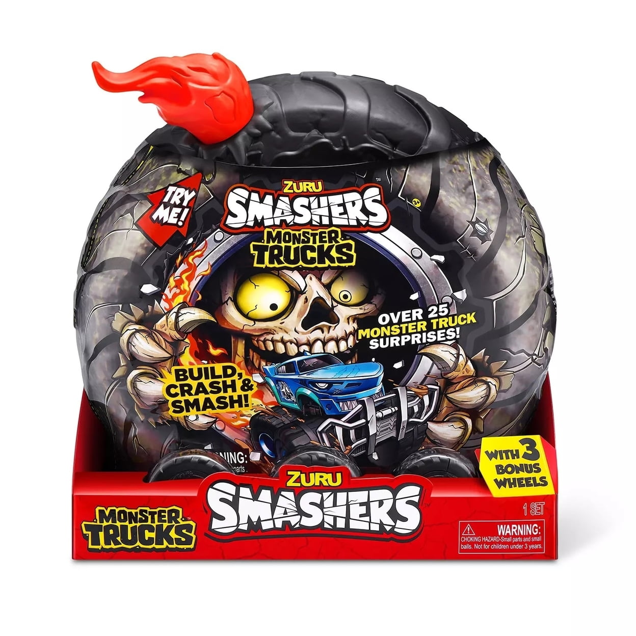専門ショップ Smashers Action Smash and Wheels with Surprise Truck Monster ミニカー