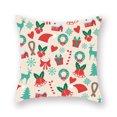 thumbnail image 1 of Advancent Funda de almohada de 2 piezas con estampado de elementos navideños, decoración de funda de almohada de poliéster lavable para sofá, funda de Kits de decoración para fiestas B-06719 Advancent HA007819-19, 1 of 6