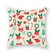 thumbnail image 1 of Advancent Funda de almohada de 2 piezas con estampado de elementos navideños, decoración de funda de almohada de poliéster lavable para sofá, funda de Kits de decoración para fiestas B-06719 Advancent HA007819-19, 1 of 6