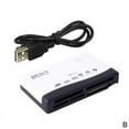 thumbnail image 1 of LVTFCO 1pcs All In 1 USB Multi Card Reader With USB Lead USB 2.0 Support & Hot Over Read USB For Games Swappable 4 High, 1 of 9