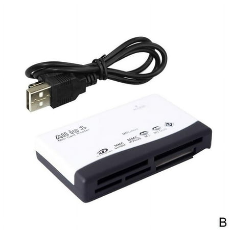 1X All in One Card Memory Reader USB External SDHC US MMC M2 XD Micro Mini best
