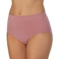 thumbnail image 5 of Carole Hochman Women's Multicolor 5-Pack Full Coverage Seamless Soft Brief Panties-Pink / S, 5 of 7