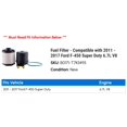 thumbnail image 2 of Fuel Filter - Compatible with 2011 - 2017 Ford F-450 Super Duty 6.7L V8 2012 2013 2014 2015 2016, 2 of 2