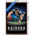 thumbnail image 3 of NFL Las Vegas Raiders – End Zone 20 Wall Poster, 22.375" x 34", Framed, 3 of 3