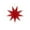 Red, variant on PRETXORVE Home Decor, Room Decor, Star-Shaped Lampshade 9-Pointed Star Hanging Lamp