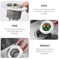 thumbnail image 4 of 2 uds coladores de fregadero de cocina coladores de fregadero de acero inoxidable mallas de filtro de fregadero, 4 of 6