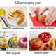 thumbnail image 2 of 3 Pcs Silicone Fluted Cake Pans,fluted Spiral Cake Mould,baking Cake Mould, 2 of 5