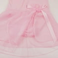 thumbnail image 6 of YONGHS Kids Girls Ballet Dance Leotard Flutter Sleeve A-line Dress Gymnastics Bodysuit 2-12 Pink 5-6, 6 of 8