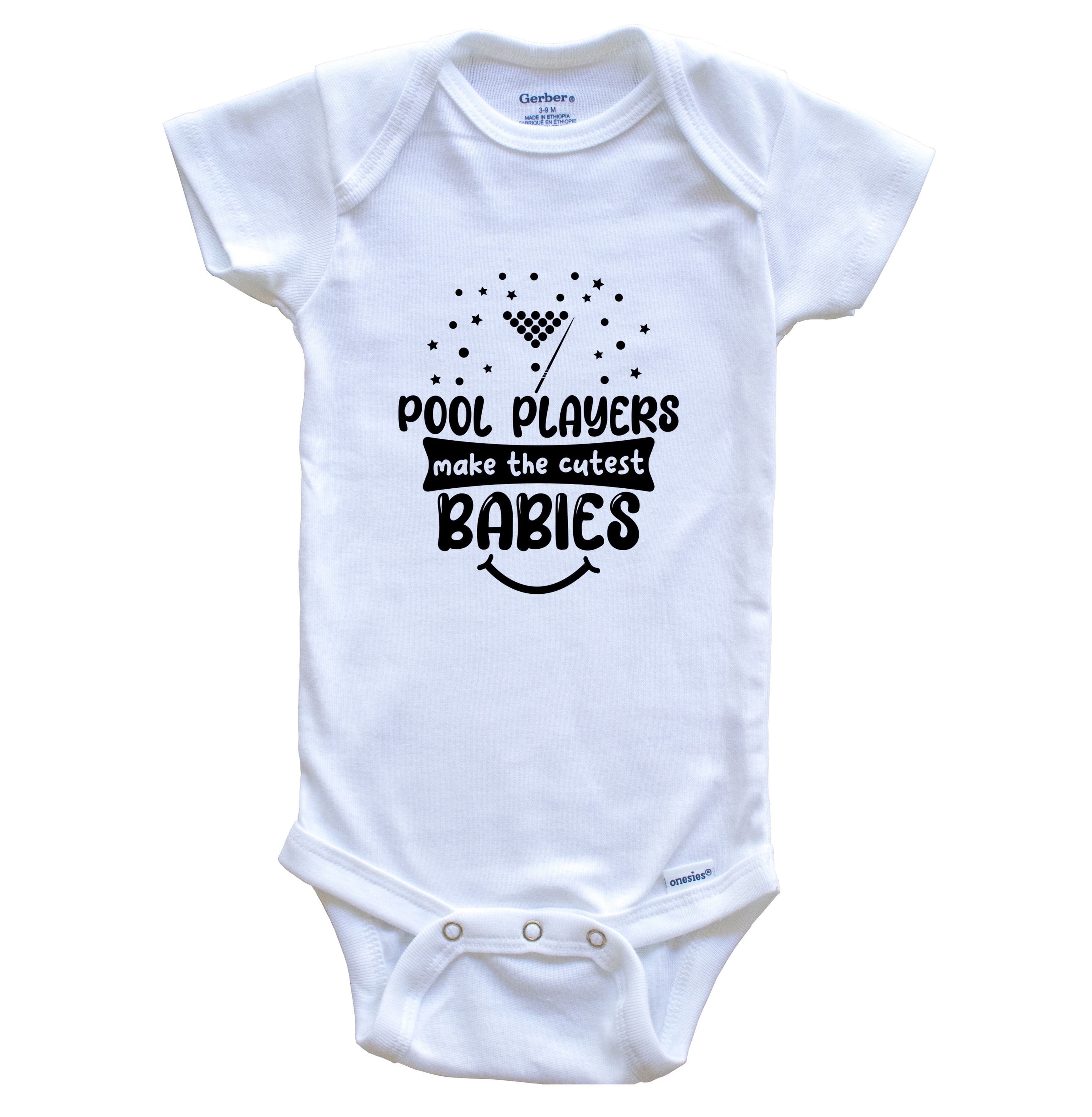 Pool Players Make The Cutest Babies Funny Billiards One Piece Baby ...