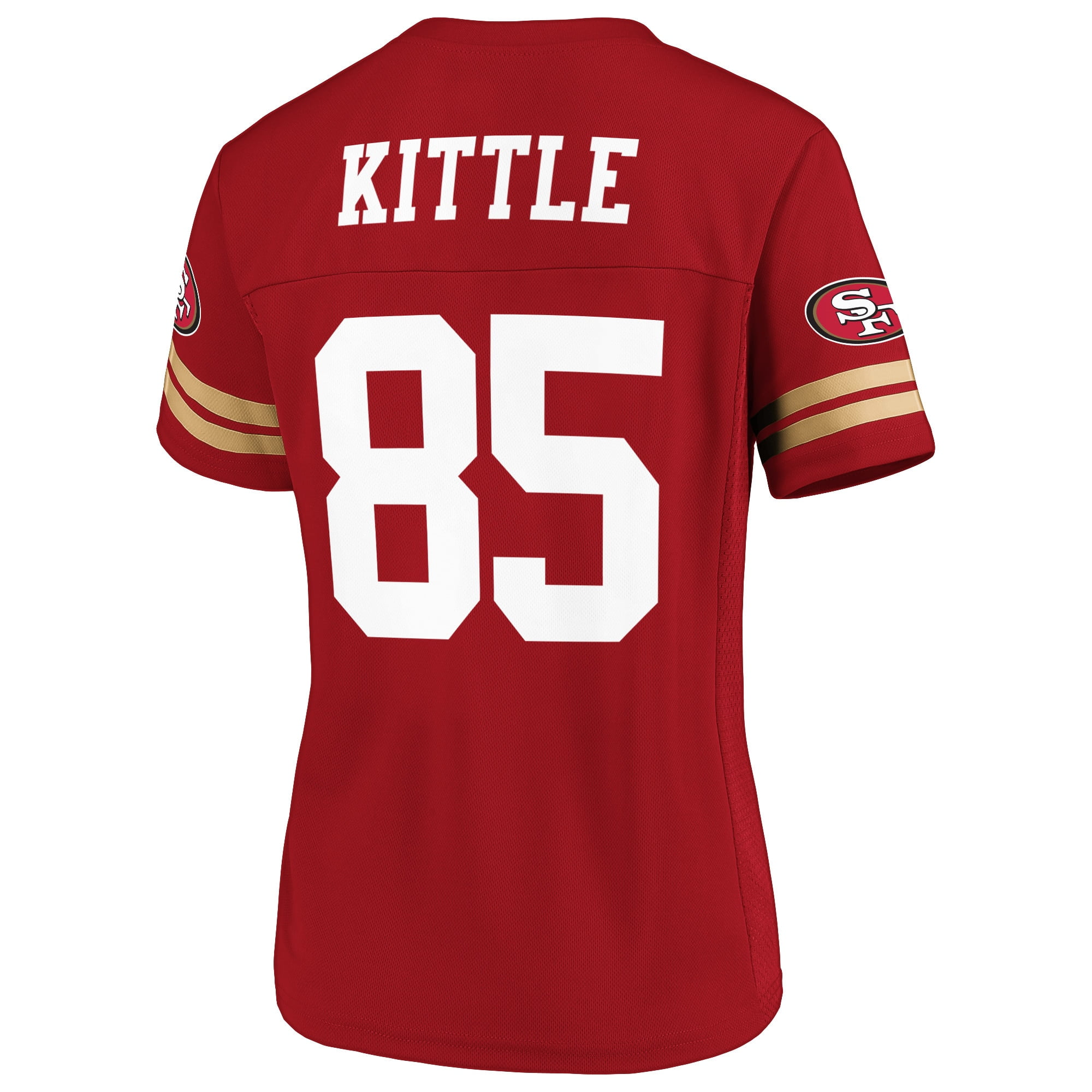 NFL Pro Line Women's George Kittle Scarlet San Francisco 49ers Team Player Jersey