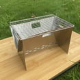 thumbnail image 2 of Generic Réchaud de Camping Portable en Acier Inoxydable - Barbecue Compact pour Aventures en Plein Air, Pique-Niques et Randonnées - Finition Argentée, 2 of 6
