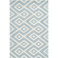 thumbnail image 4 of Safavieh Chatham Tapis Rond en Laine Touffetée à la Main, Bleu et Ivoire, 4 of 9