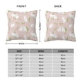 thumbnail image 2 of Pofeuu Rabbit Print Double-sided plush pillowcase Square Throw Pillow Covers Pillows Cover for Living Room Bedroom Sofa Couch Cushion Cover（No pillow core）-22"x22", 2 of 7