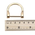thumbnail image 5 of 29mm Horseshoe D-Rings Zinc Alloy Electroplated Gold Tone 4 Pack, 5 of 5