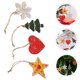 thumbnail image 3 of GOOHOCHY 4 colgantes navideños para árbol de Navidad, adorables colgantes de resina con diseño de dibujos animados, 3 of 8