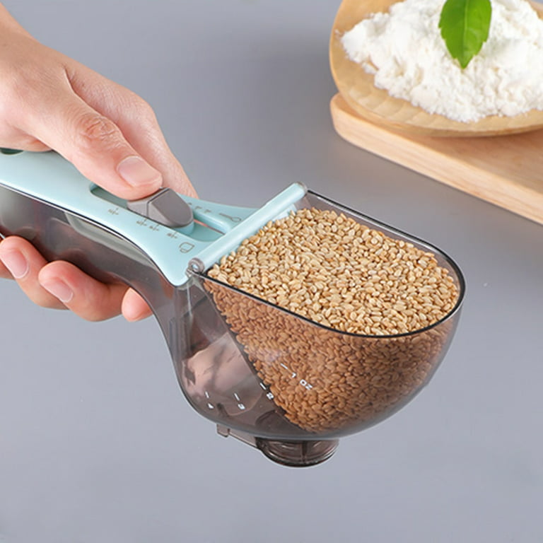 Measuring Cup Adjustable Spoon Kitchen Plastic Baking Dry Fluid