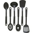 thumbnail image 4 of Gibson Lybra Cookware - Dutch Oven, Saucepan, Frying Pan, Fork, Knife, Spoon, Serving Spoon, Slotted Spoon, Turner, Slotted Turner, Ladle, ... - Stainless Steel, Glass Lid, Wood Block - Cooking,, 4 of 7