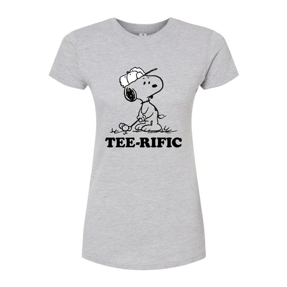 Peanuts - Teerific Snoopy - Juniors Fitted Graphic T-Shirt