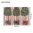 thumbnail image 4 of Yayeee Bath Rug for Bathroom Floor Non Slip Contour Fluffy Soft Absorbent Mat, 20"x24", Stripes Trees, 4 of 7