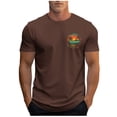 thumbnail image 1 of Eres Más Que una Camisa de Puntuación de Prueba Nueva Moda Casual Hombres Imprimir Camiseta Deportiva Manga Corta Blusas de Cuello Redondo, 1 of 1