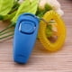 thumbnail image 2 of 5 Pet Trainer Clicker Pet Dog Cat Training Llavero y correa para la muñeca (Azul) JShteea Libre de BPA, 2 of 7